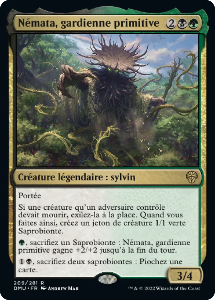 Némata, gardienne primitive — Dominaria United — Magic: The Gathering