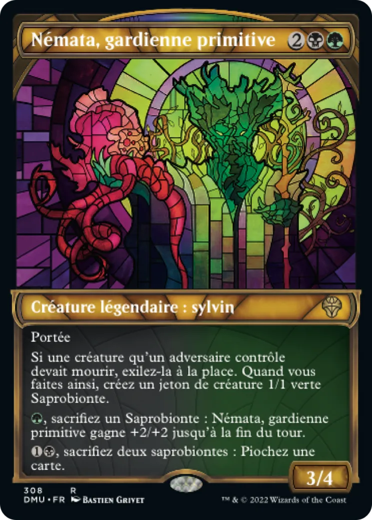 Némata, gardienne primitive — Dominaria United — Magic: The Gathering