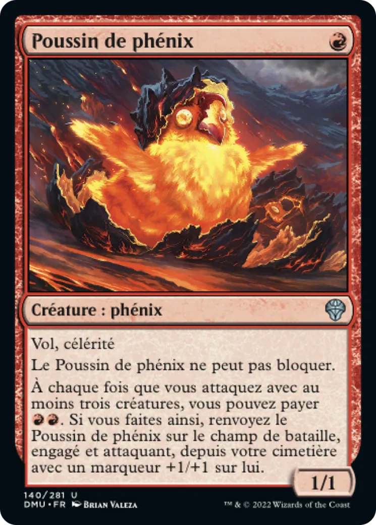 Poussin de phénix — Dominaria United — Magic: The Gathering