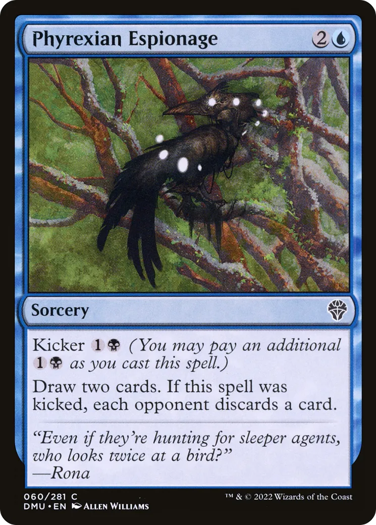 Phyrexian Espionage from Dominaria United - Magic: The Gathering