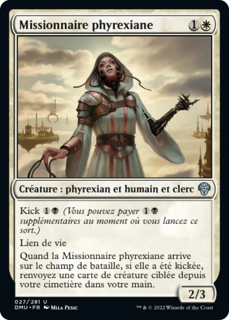 Missionnaire phyrexiane — Dominaria United — Magic: The Gathering