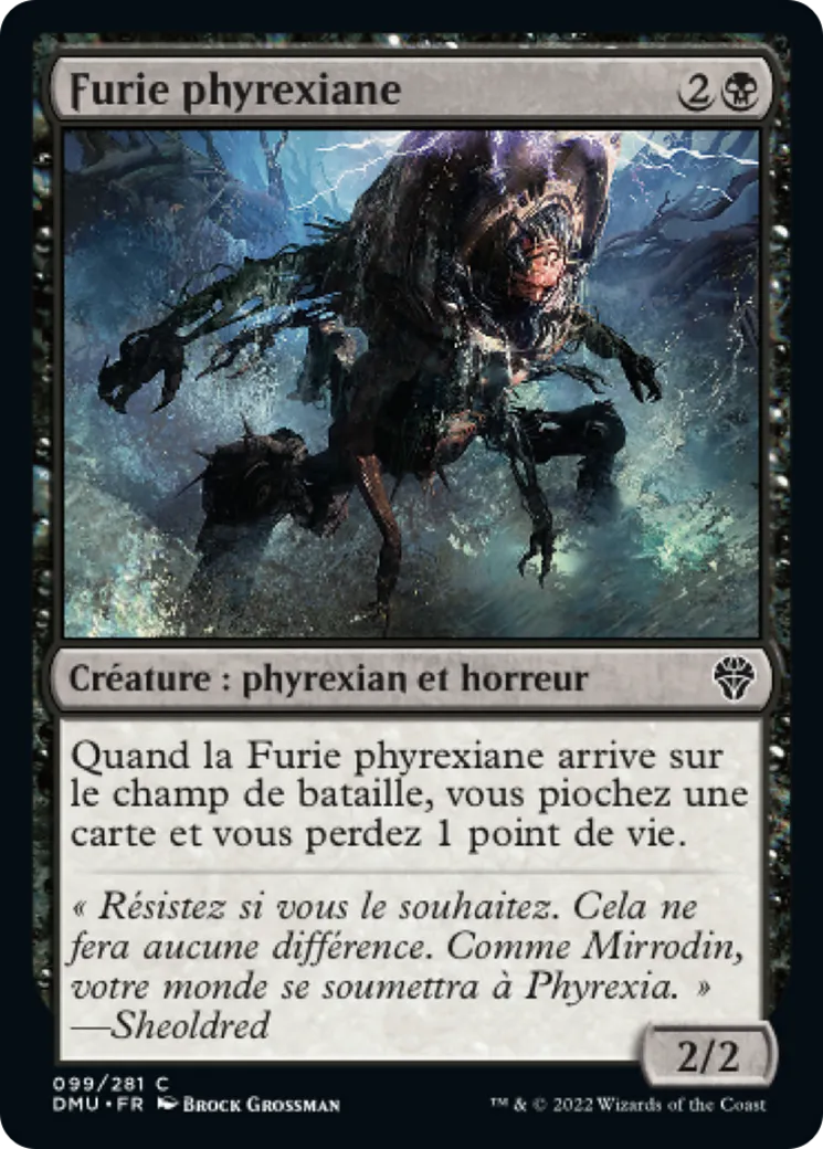 Furie phyrexiane — Dominaria United — Magic: The Gathering