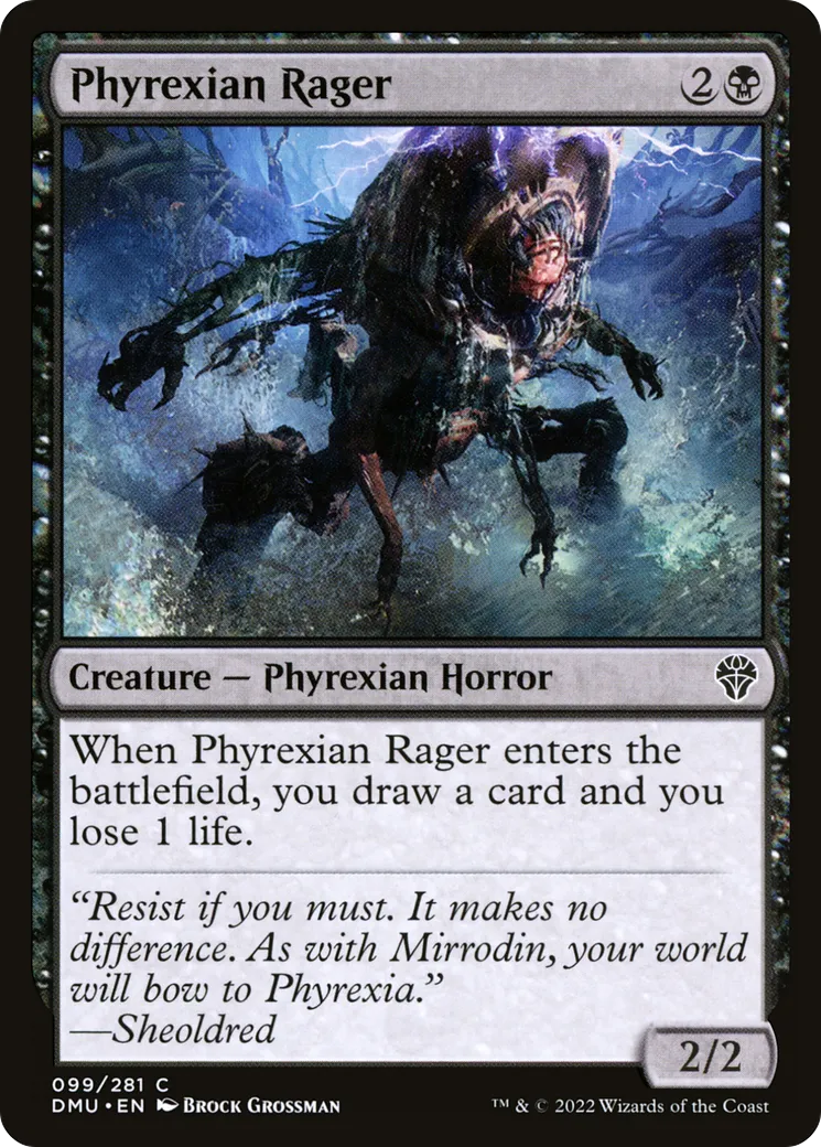 Furie phyrexiane — Dominaria United — Magic: The Gathering