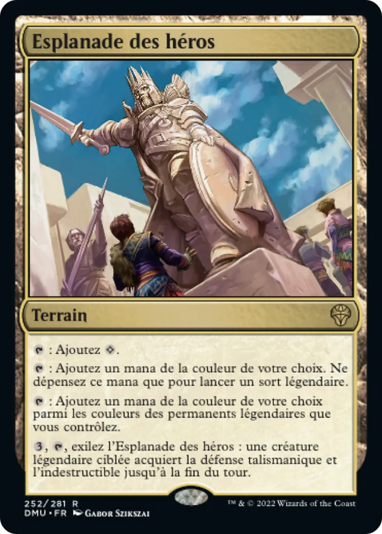 Esplanade des héros from Dominaria United - Magic: The Gathering
