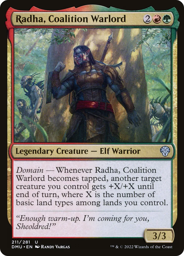 Radha, Coalition Warlord — Dominaria United — Magic: The Gathering