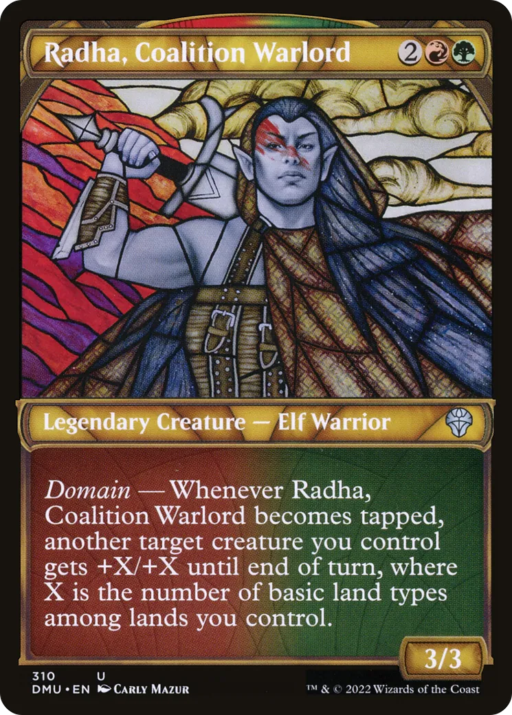 Radha, Coalition Warlord from Dominaria United - Magic: The Gathering
