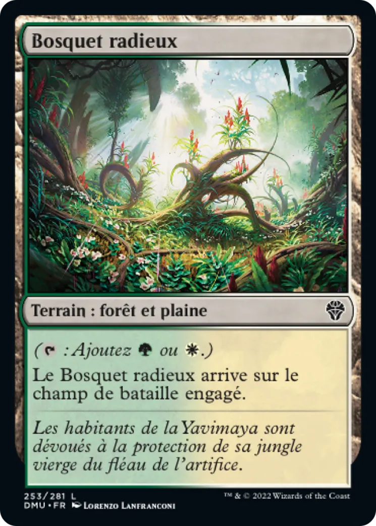 Bosquet radieux — Dominaria United — Magic: The Gathering