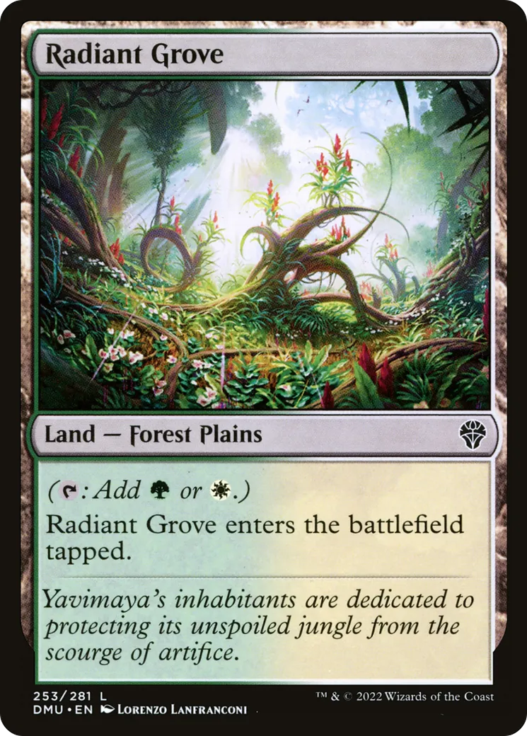 Radiant Grove — Dominaria United — Magic: The Gathering
