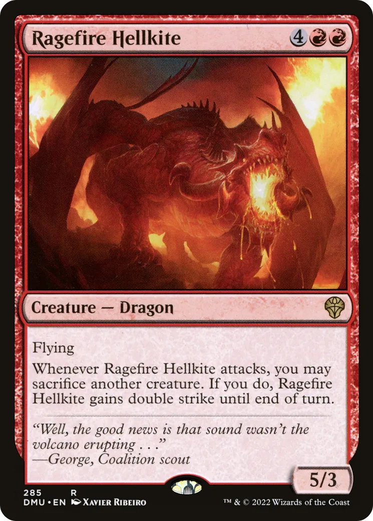 Ragefire Hellkite — Dominaria United — Magic: The Gathering