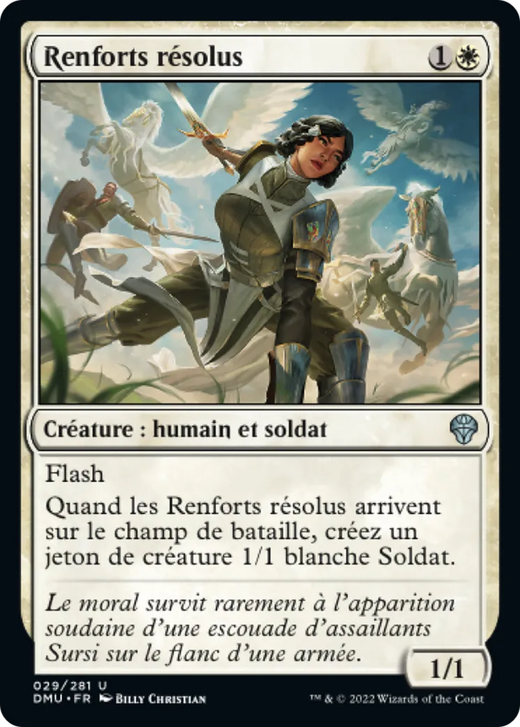 Renforts résolus — Dominaria United — Magic: The Gathering
