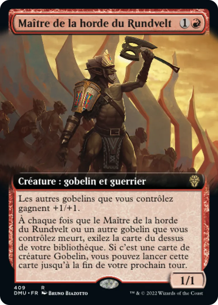 Maître de la horde du Rundvelt — Dominaria United — Magic: The Gathering