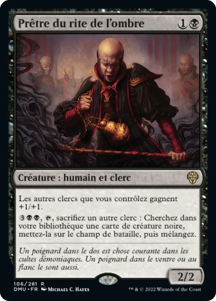 Prêtre du rite de l'ombre — Dominaria United — Magic: The Gathering
