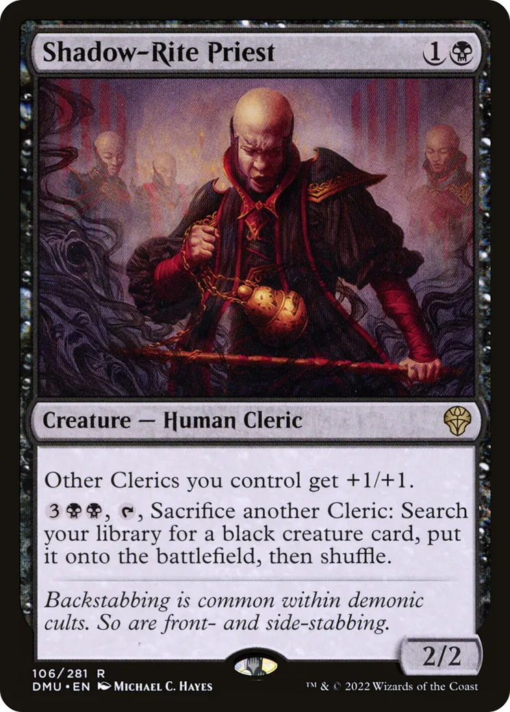 Prêtre du rite de l'ombre — Dominaria United — Magic: The Gathering
