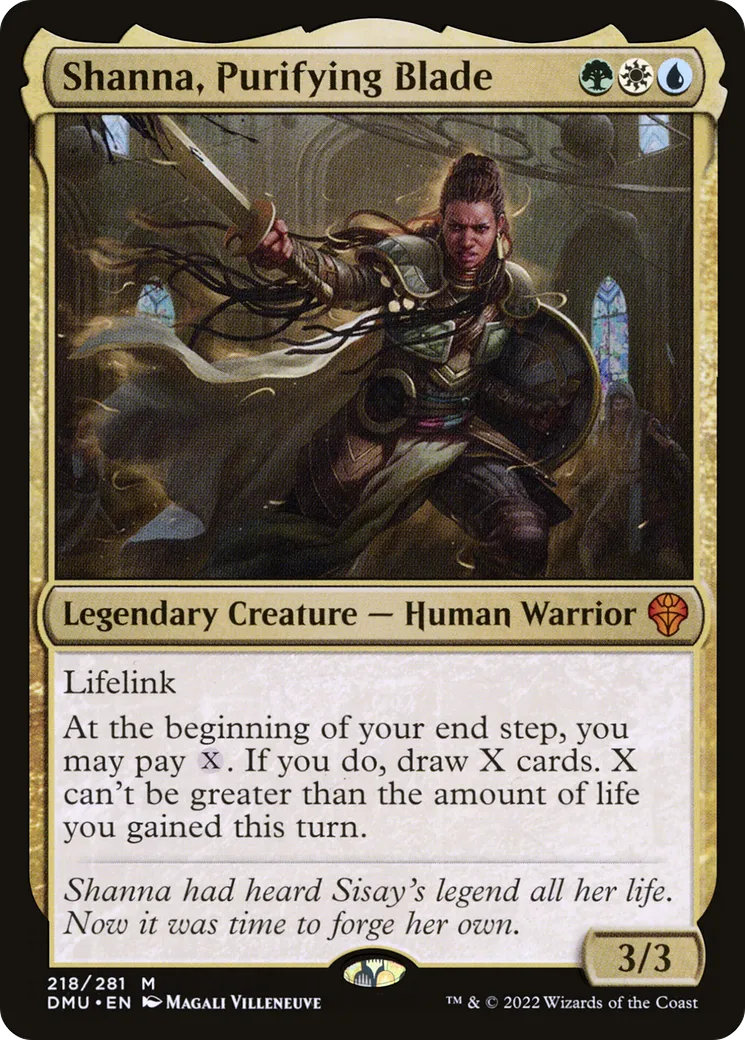 Shanna, Purifying Blade — Dominaria United — Magic: The Gathering