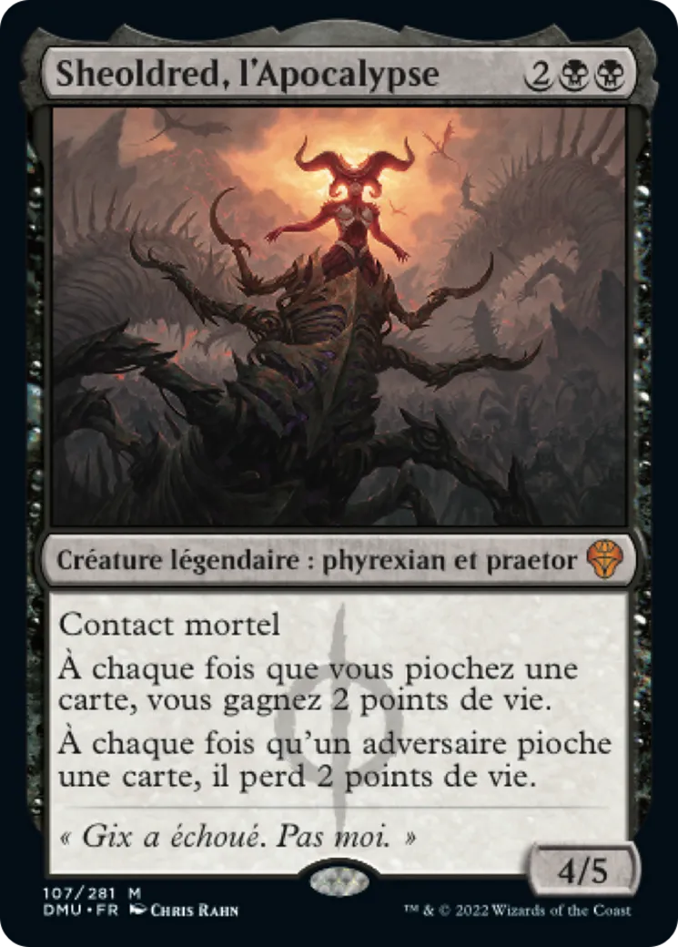 Sheoldred, l'Apocalypse from Dominaria United - Magic: The Gathering