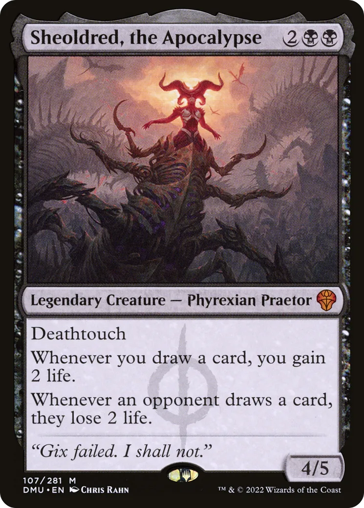 Sheoldred, the Apocalypse — Dominaria United — Magic: The Gathering