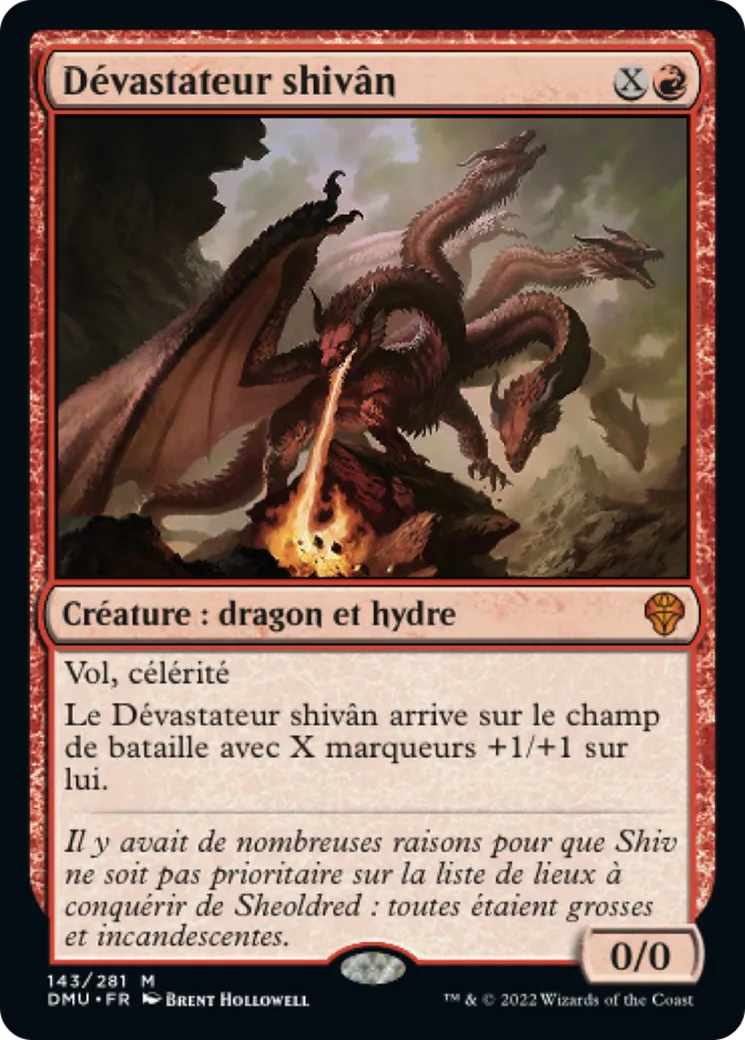 Dévastateur shivân — Dominaria United — Magic: The Gathering