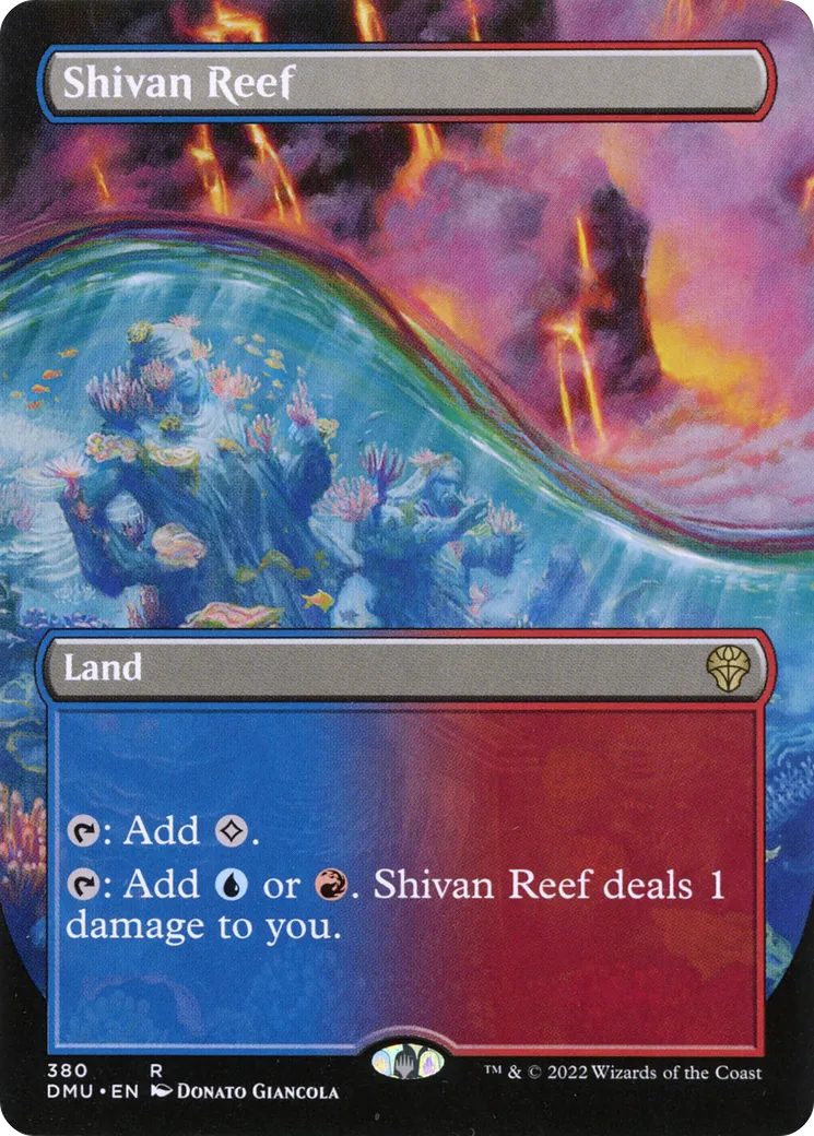 Shivan Reef from Dominaria United - Magic: The Gathering