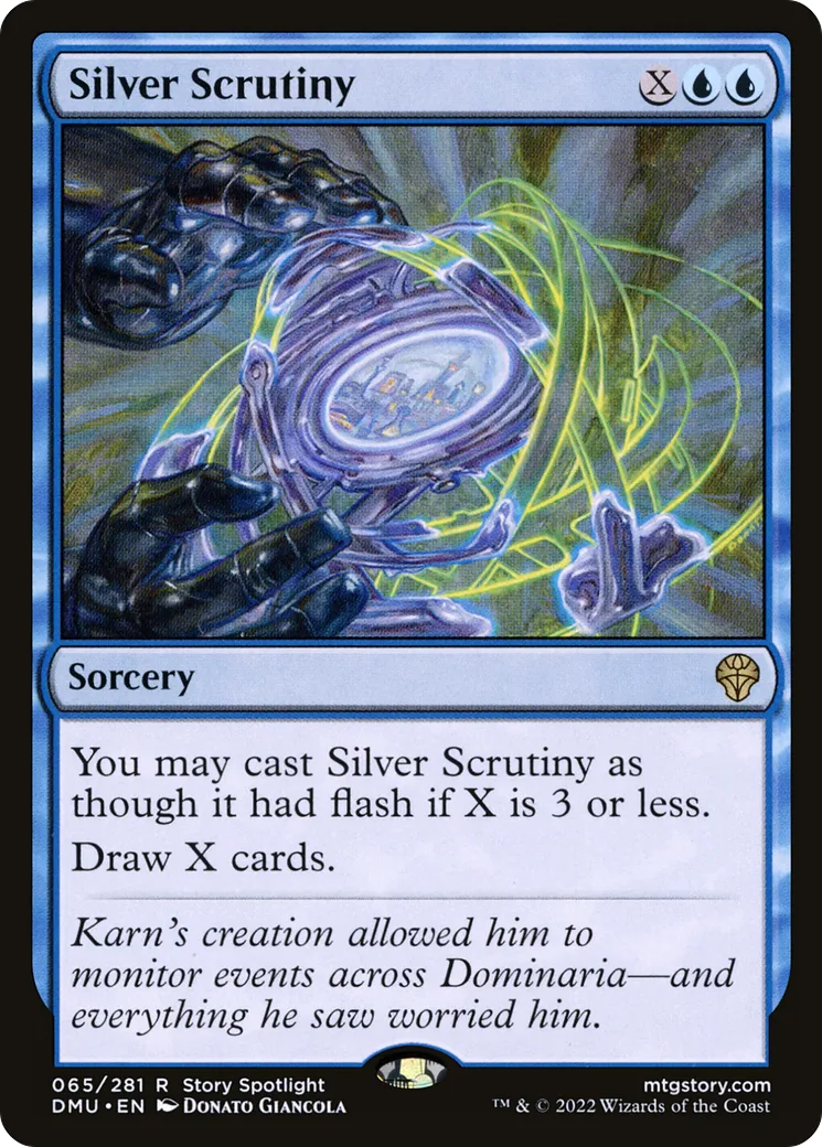 Silver Scrutiny — Dominaria United — Magic: The Gathering