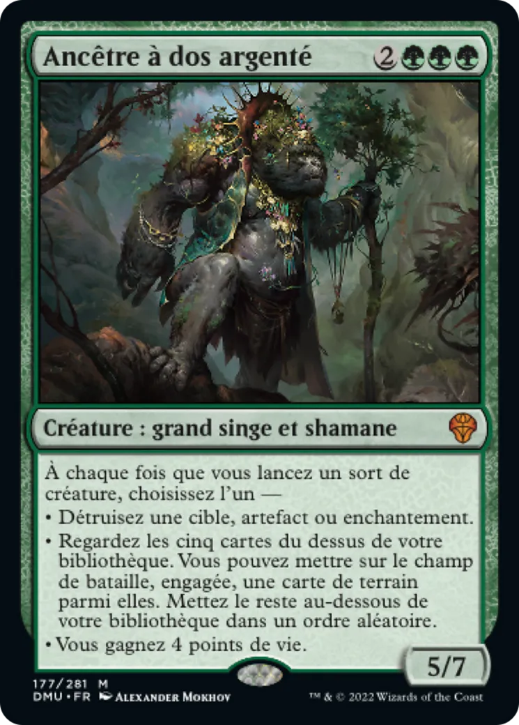 Ancêtre à dos argenté — Dominaria United — Magic: The Gathering