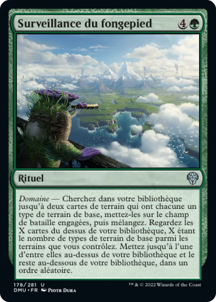 Surveillance du fongepied — Dominaria United — Magic: The Gathering