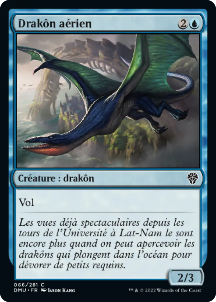 Drakôn aérien — Dominaria United — Magic: The Gathering
