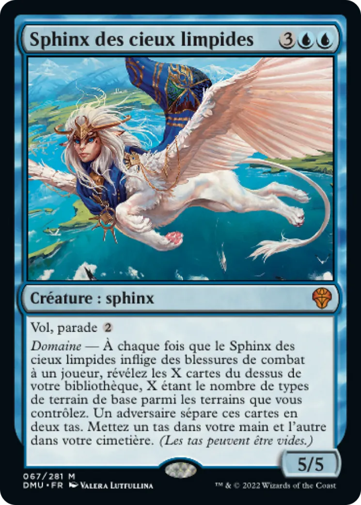 Sphinx des cieux limpides — Dominaria United — Magic: The Gathering