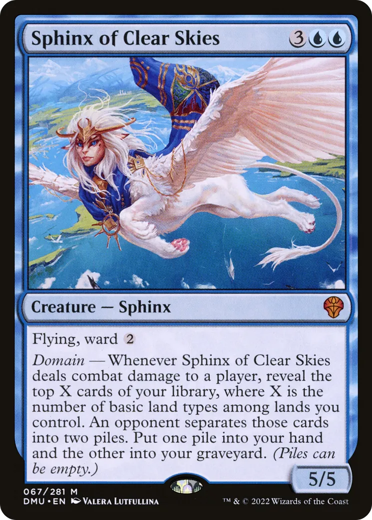 Sphinx des cieux limpides — Dominaria United — Magic: The Gathering