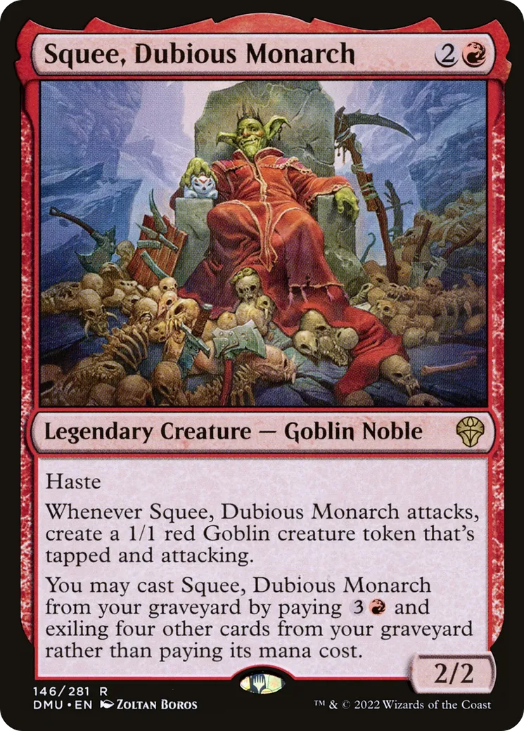 Squee, Dubious Monarch — Dominaria United — Magic: The Gathering