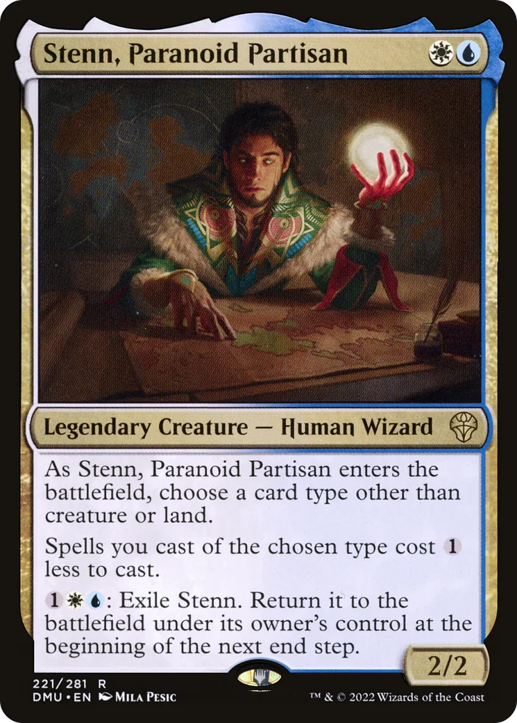 Stenn, Paranoid Partisan — Dominaria United — Magic: The Gathering