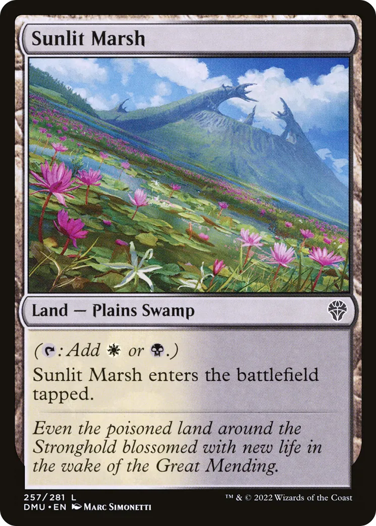 Marécage baigné de soleil — Dominaria United — Magic: The Gathering
