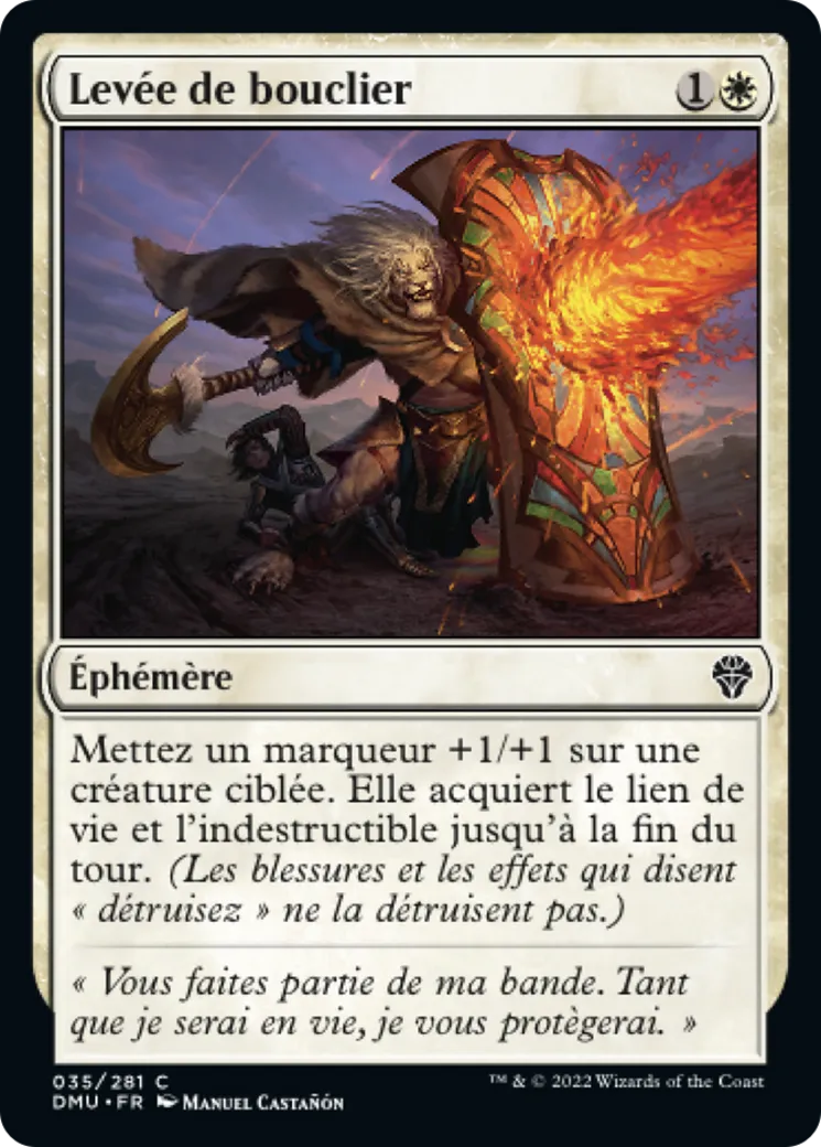 Levée de bouclier — Dominaria United — Magic: The Gathering