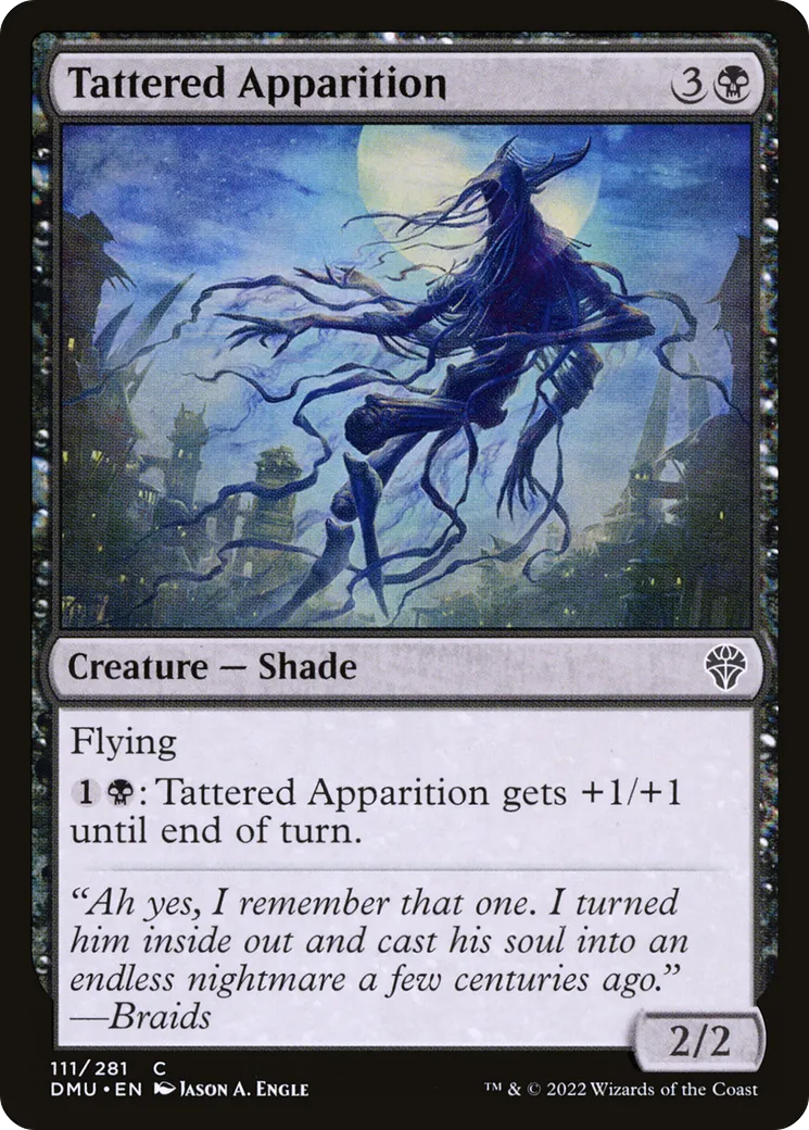 Tattered Apparition — Dominaria United — Magic: The Gathering