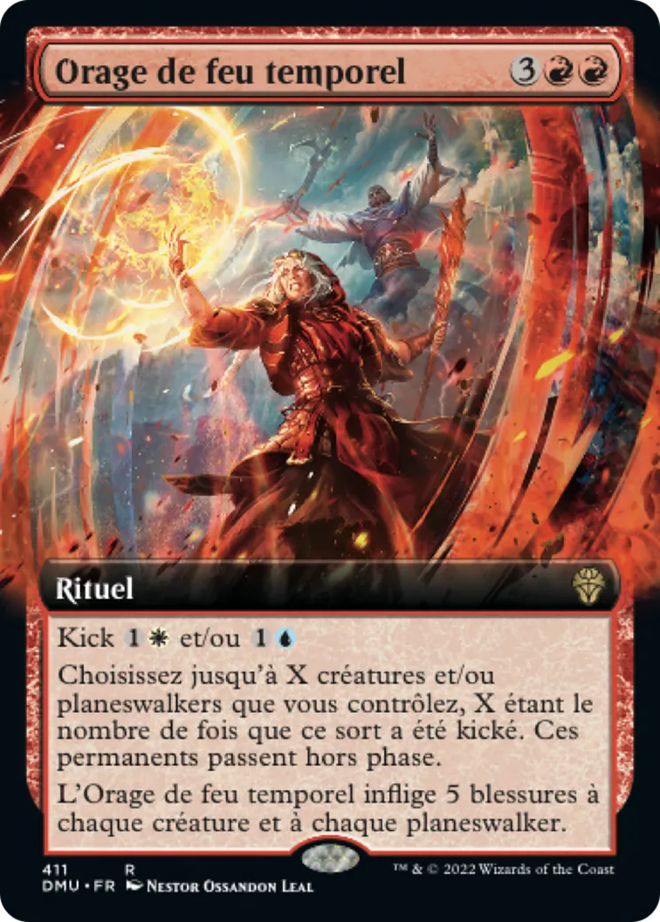 Orage de feu temporel — Dominaria United — Magic: The Gathering