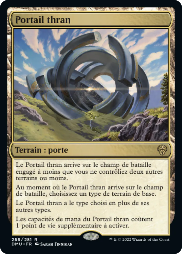 Portail thran from Dominaria United - Magic: The Gathering