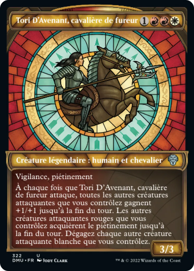 Tori D'Avenant, cavalière de fureur — Dominaria United — Magic: The Gathering
