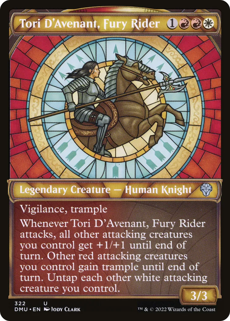 Tori D'Avenant, Fury Rider — Dominaria United — Magic: The Gathering