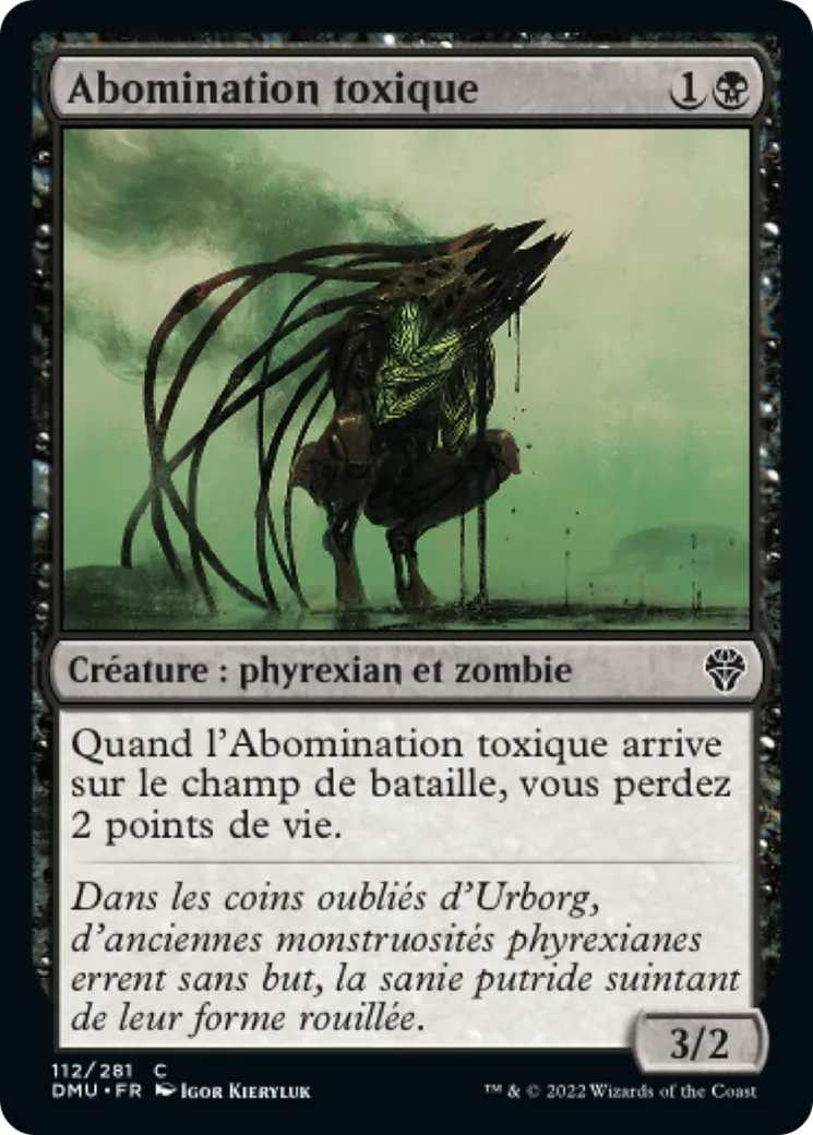 Abomination toxique — Dominaria United — Magic: The Gathering