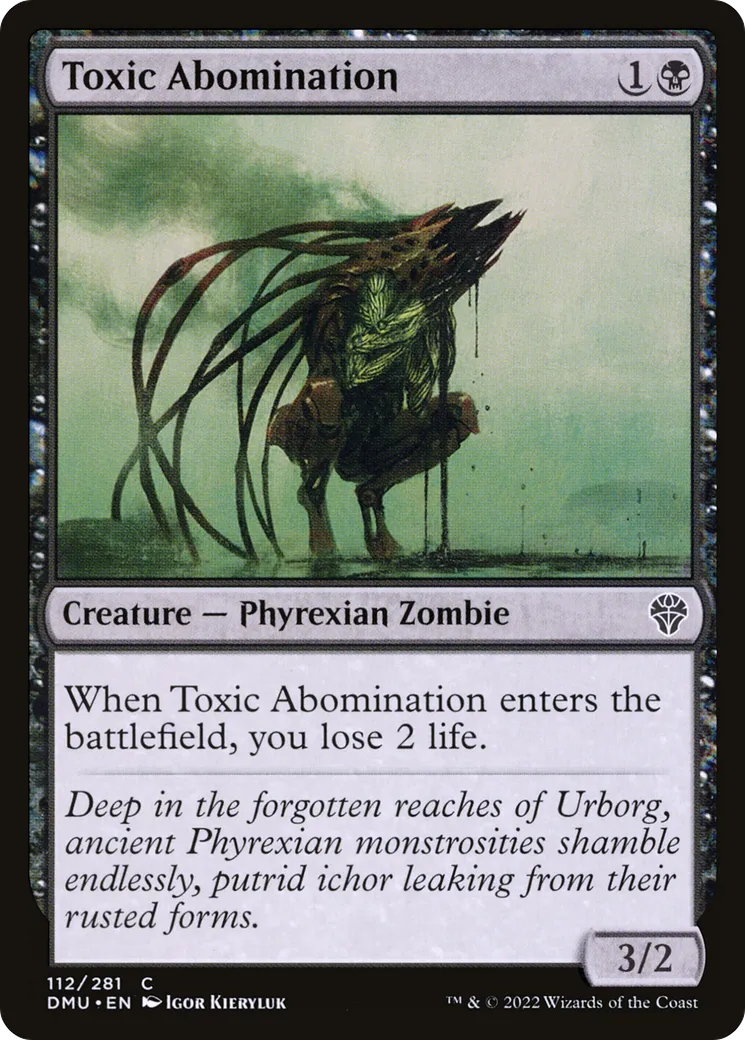 Toxic Abomination — Dominaria United — Magic: The Gathering