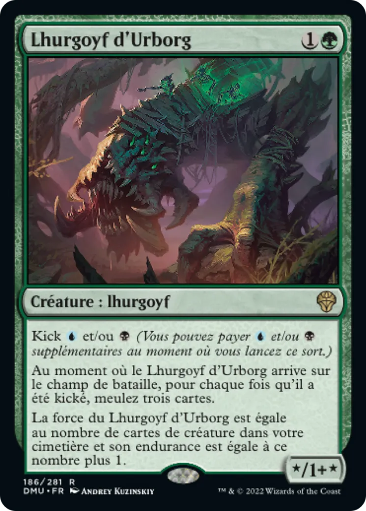 Lhurgoyf d'Urborg — Dominaria United — Magic: The Gathering