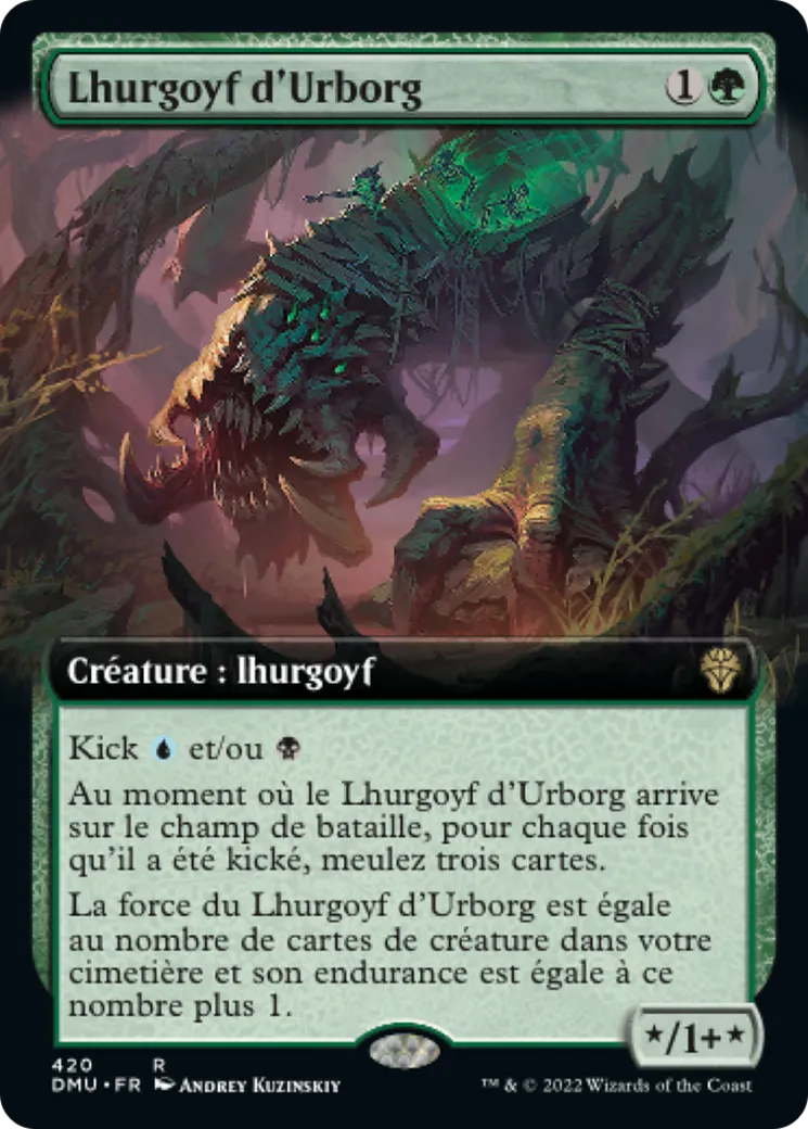 Lhurgoyf d'Urborg — Dominaria United — Magic: The Gathering