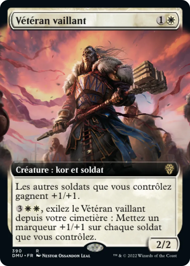 Vétéran vaillant — Dominaria United — Magic: The Gathering