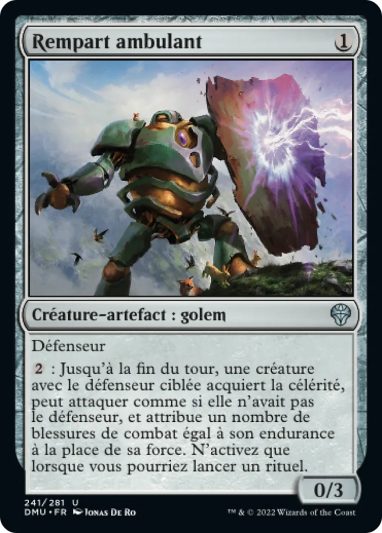 Rempart ambulant — Dominaria United — Magic: The Gathering