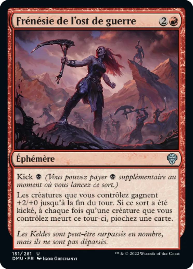 Frénésie de l'ost de guerre from Dominaria United - Magic: The Gathering