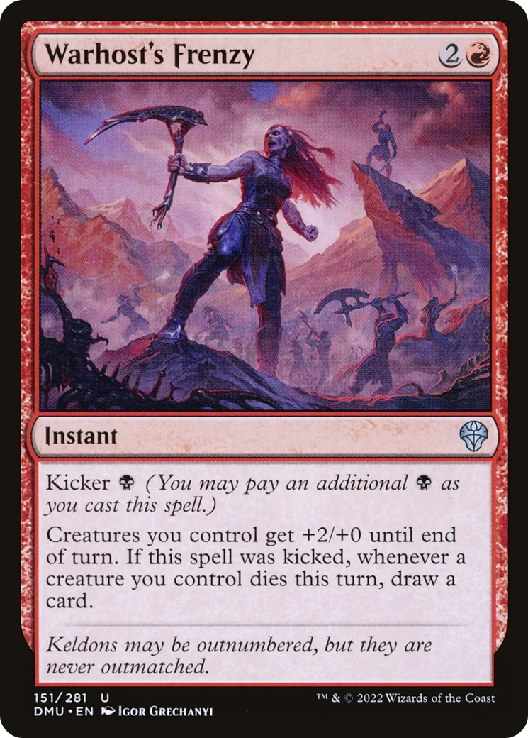Frénésie de l'ost de guerre — Dominaria United — Magic: The Gathering
