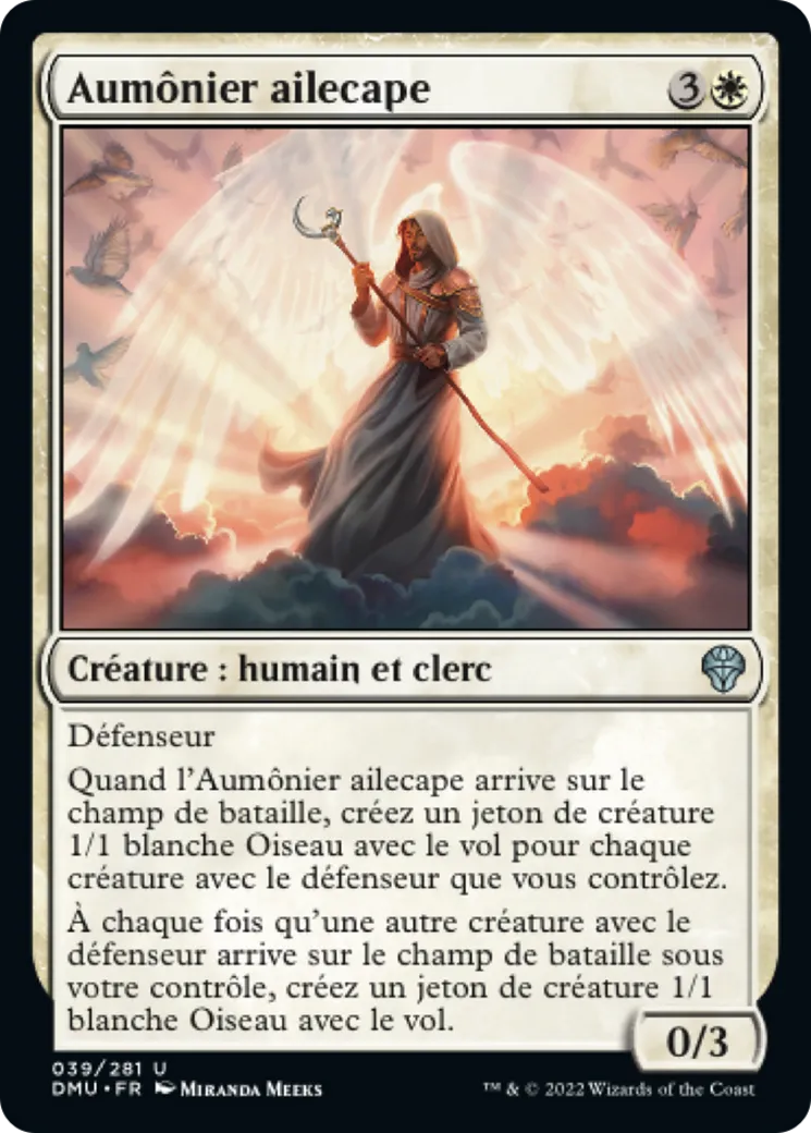 Aumônier ailecape — Dominaria United — Magic: The Gathering
