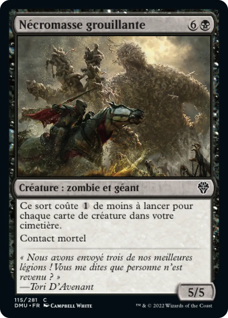 Nécromasse grouillante — Dominaria United — Magic: The Gathering