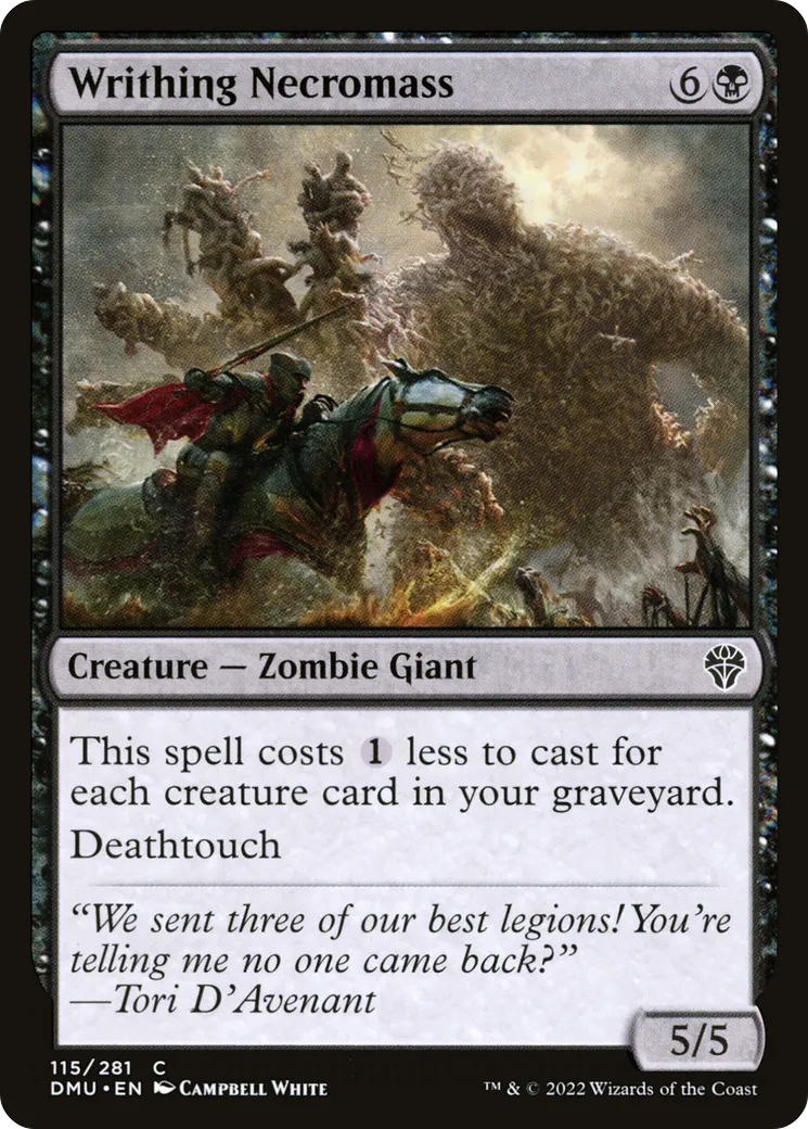 Writhing Necromass — Dominaria United — Magic: The Gathering
