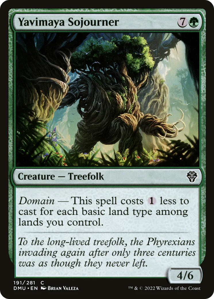 Yavimaya Sojourner — Dominaria United — Magic: The Gathering