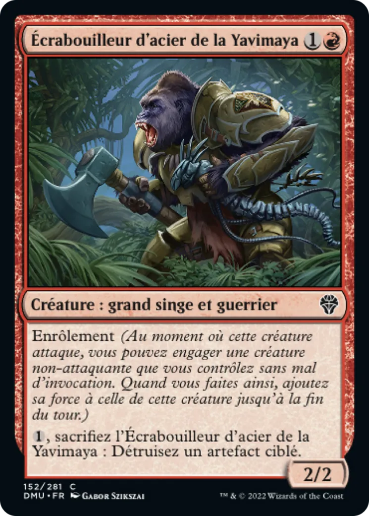 Écrabouilleur d'acier de la Yavimaya — Dominaria United — Magic: The Gathering